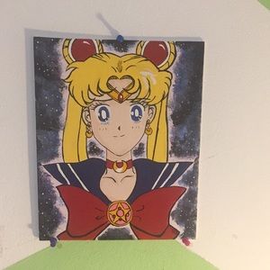 Sailor moon painting